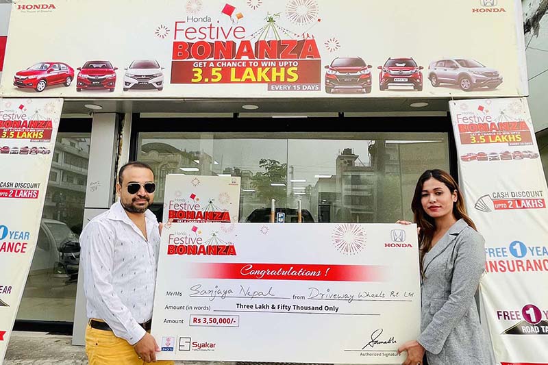 Winner of ‘Honda Festive Bonanza’ announced