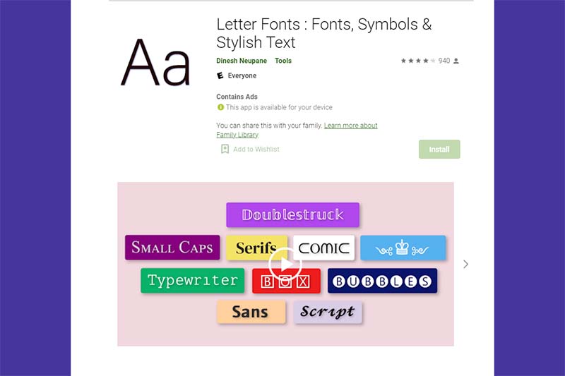 Stylish Text - Font Style – Apps on Google Play