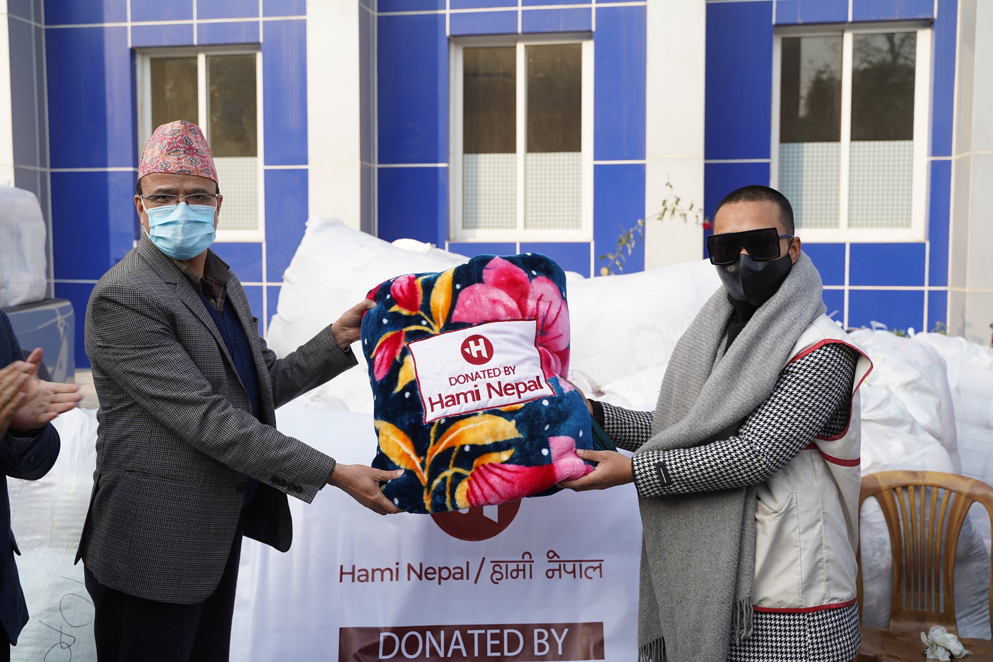 Hami Nepal donates over 400 blankets to Bir Hospital&#8217;s Covid unit