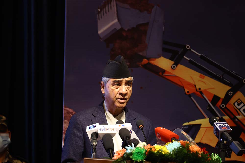 PM Deuba calls for making construction industry clean, standard