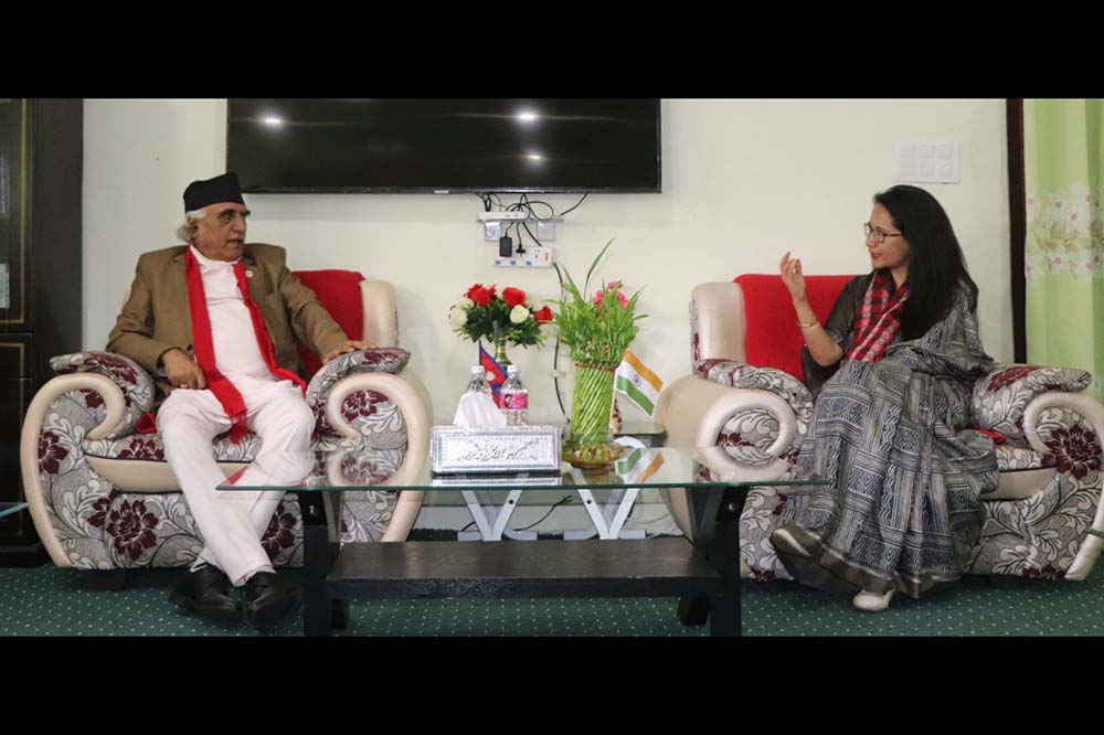 Indian Embassy&#8217;s Chargé d’affaires calls on Gandaki CM Pokharel