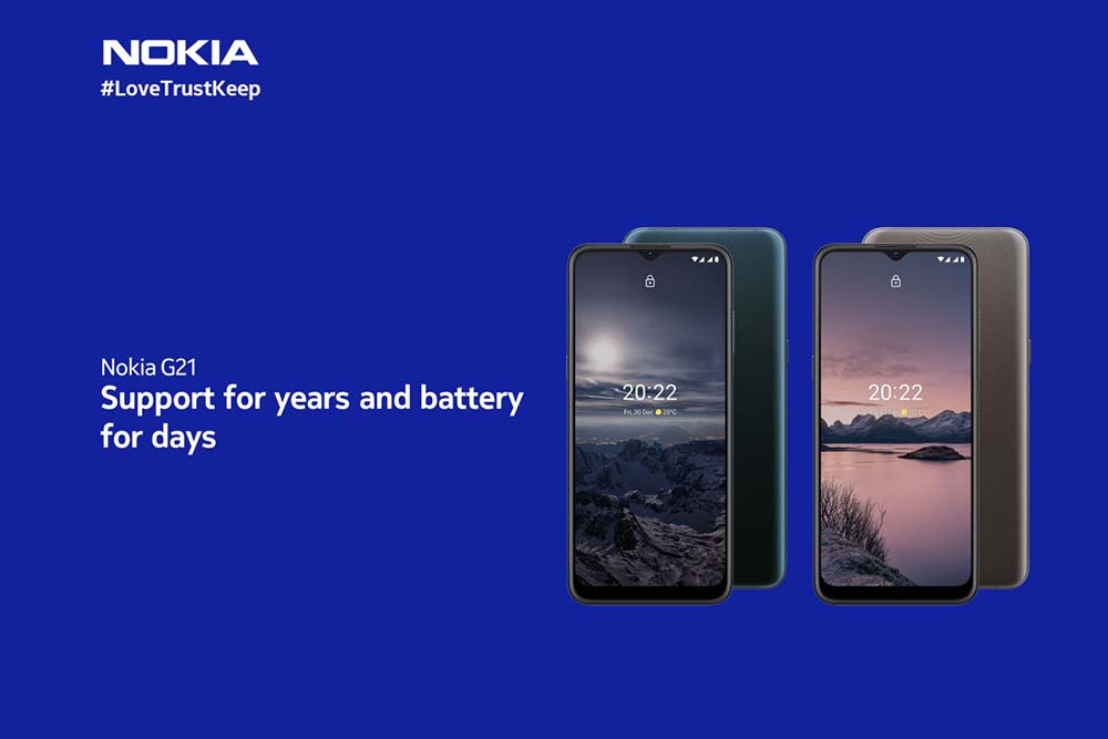 Nokia G21 combats low battery anxiety, receives security updates