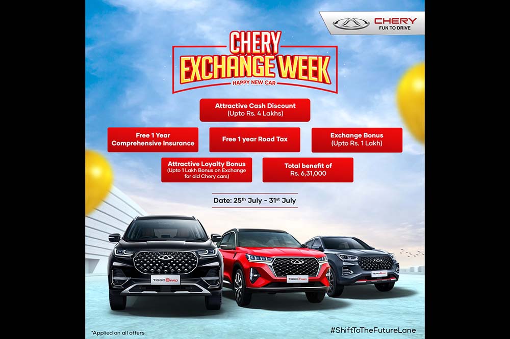 Chery Nepal begins exchange week at Thapathali showroom