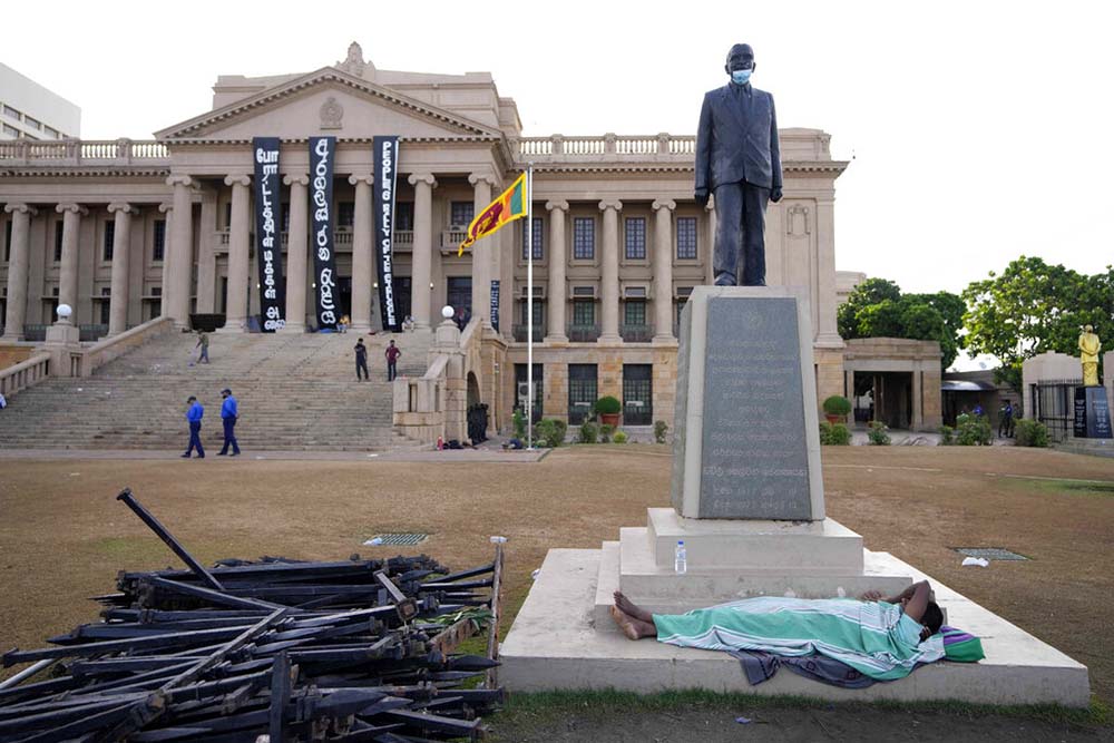 Sri Lankan president resigns, Parliament to convene