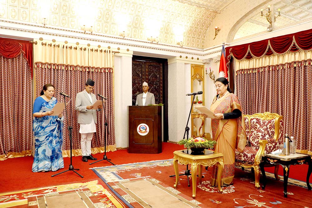 Two ambassadors sworn in