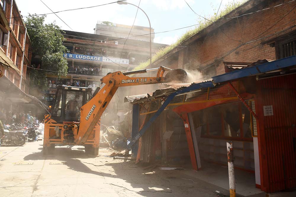 KMC urges to remove businesses running in underground area constructed for parking