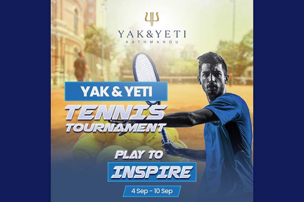 Hotel Yak &#038; Yeti inaugurates 2nd annual tennis tourney