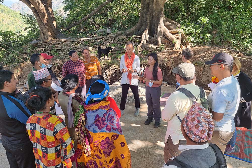 Swiss delegation meets FM Khadka, Province 1 CM Rai