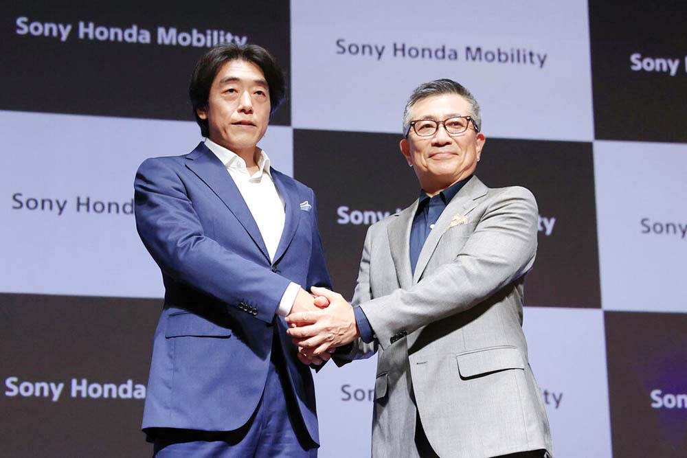 Japan&#8217;s Sony, Honda jointly making EVs for 2026 US delivery