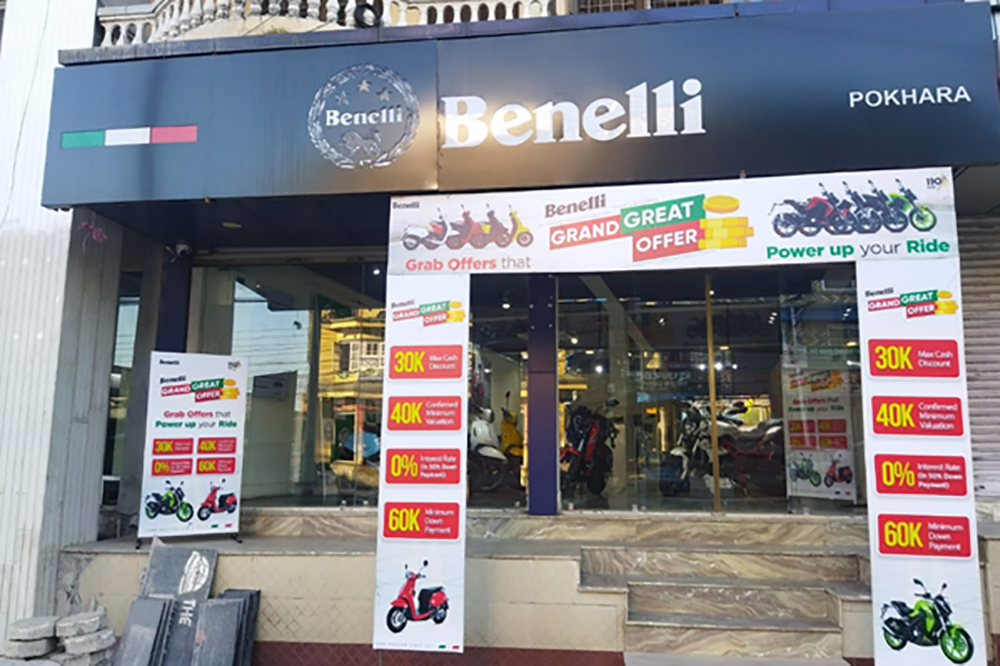 Benelli opens showroom with 3S facilities in Pokhara