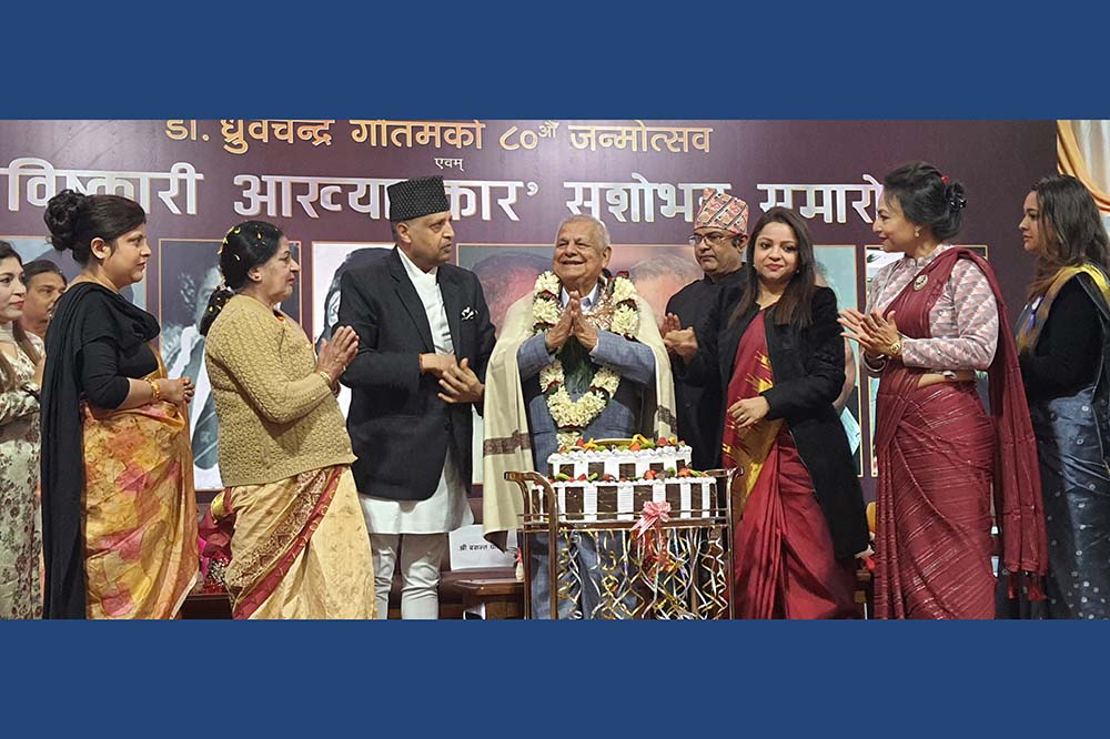 Sahityakala Mandir, BCF honour Gautam with title ‘Avishkari Akhyankar’