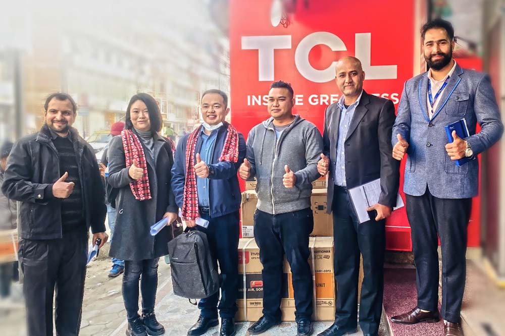 TCL Asia Pacific sales reps visit Nepal for market study