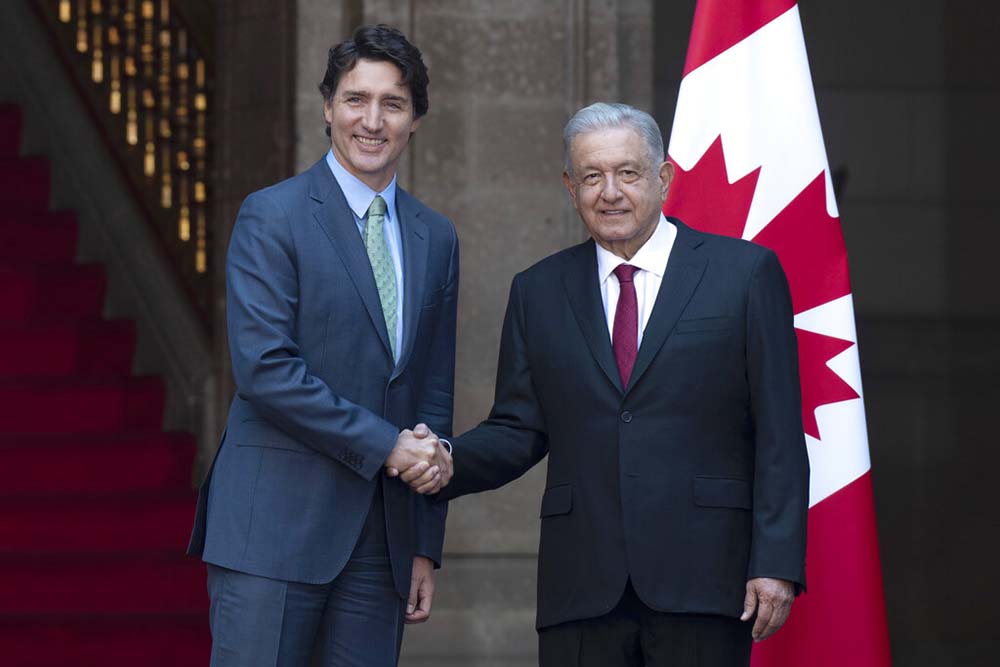 Mexico and Canada leaders talk investment, energy dispute