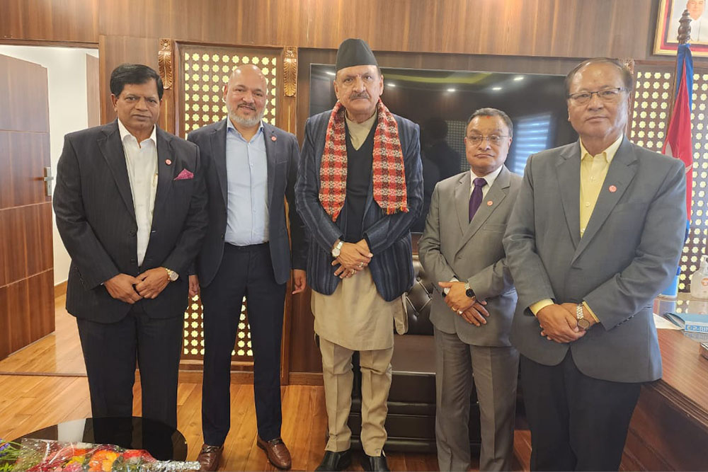 FNCCI delegation meets newly appointed Finance Minister Mahat