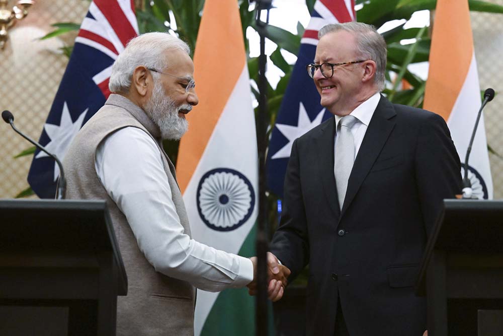 Indian PM Modi strikes new agreements on migration, green hydrogen in Australia