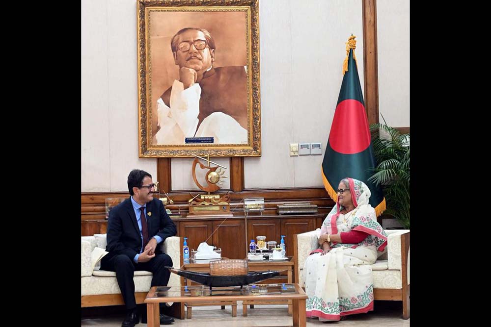 Foreign Minister Saud calls on Bangladesh Prime Minister Hasina