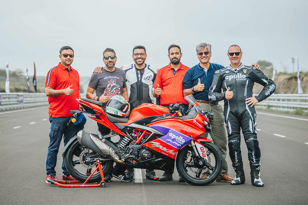 TVS Apache RR 310 sets speed endurance record in India; covers 3657.92km in 24 hours