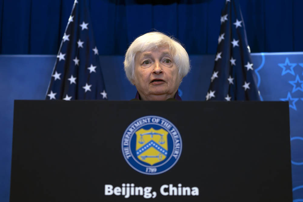 Yellen says Washington might &#8216;respond to unintended consequences&#8217; for China due to tech export curbs