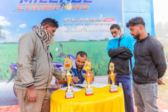 Platina riders showcase top mileage at Bajaj event in Rautahat