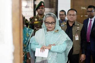 Bangladesh tribunal will hear updates from police on their moves to arrest ousted premier Hasina