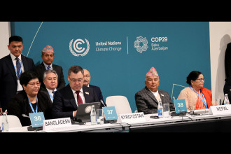 Prez Paudel addresses high-level session under COP29, urges global action on climate change 