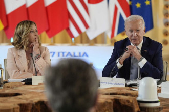 G7 leaders tackle issue of migration on 2nd day of their summit in Italy