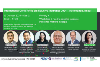 International conference on inclusive insurance  begins in Kathmandu