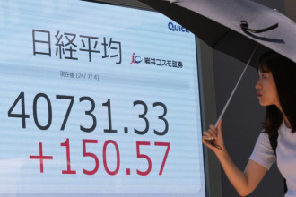 Stock market today: Asian shares are mostly higher after Wall Street hits more records