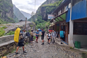 Over 10k foreign tourists visit Manaslu area in 2024