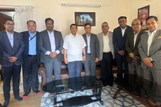 DPM Shrestha, Indian multinational companies' reps discuss investment challenges, opportunities