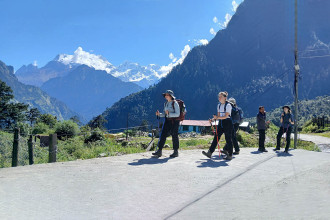 Trekkers increase along Annapurna route with onset of tourist season