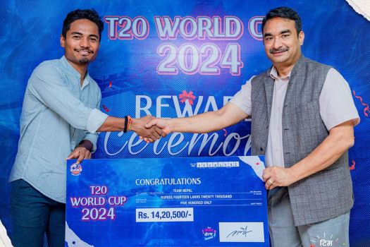 Arna Beer awards Nepal National Cricket Team with Rs 1.42m cash prize