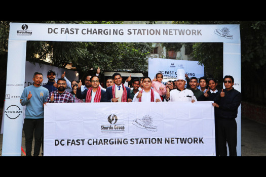 Golchha Organisation, Sharda Group inaugurate DC fast charging station in Kurintar