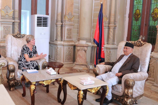 EU Ambassador Lorenzo calls on PM Oli