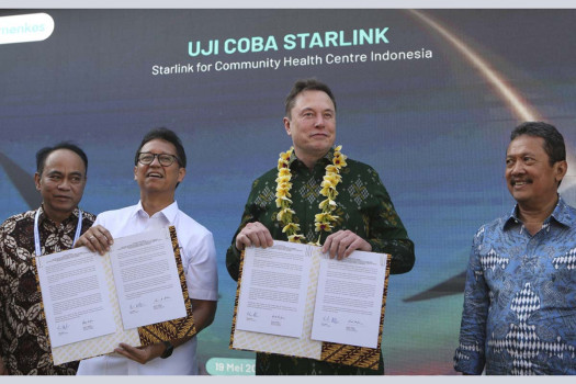 Elon Musk launches Starlink satellite internet service in Indonesia, world's largest archipelago