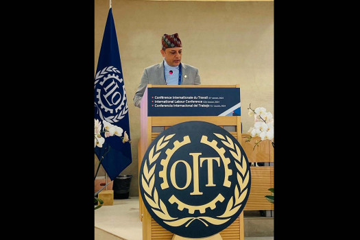 International Labour Conference: Minister Aryal expresses Nepal's commitment to social justice