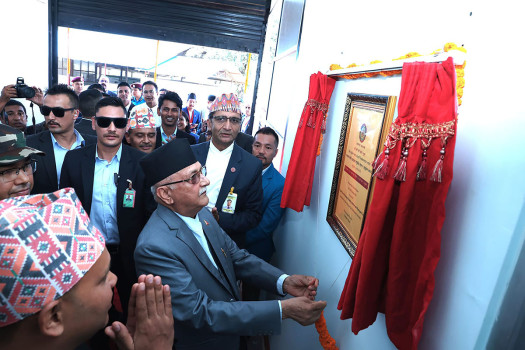 PM Oli unveils Green Hydrogen Centre at Kathmandu University