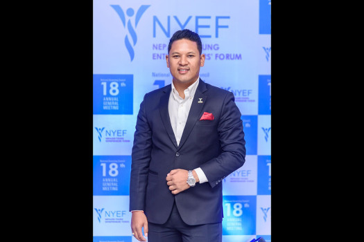 Kushal Sundar Shrestha elected as NYEF President