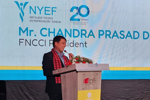 FNCCI President Dhakal urges NYEF to reinvigorate ‘Made in Nepal’ campaign