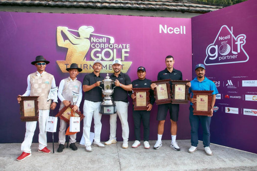 Sherpa Adventure Gear Nepal wins Ncell Corporate Golf Tournament