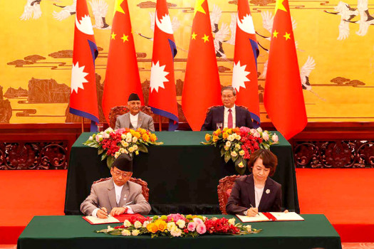 Nepal, China sign MoU for cooperation in trade promotion, exchange of technical assistance