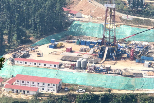 Chinese technicians exploring petroleum in Dailekh return with samples