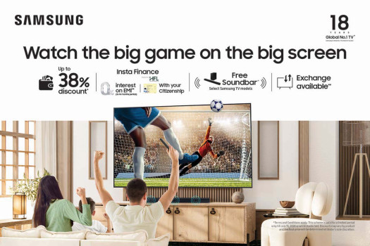 Samsung announces special promotion with up to 38 pc discount on TVs