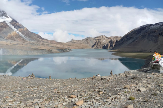 Tilicho Lake base camp connected to national power grid