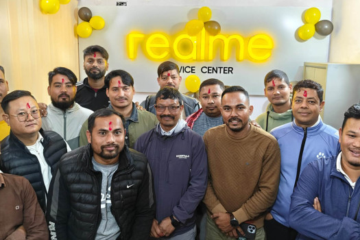 realme opens service centre in Dang, the 5th in Nepal