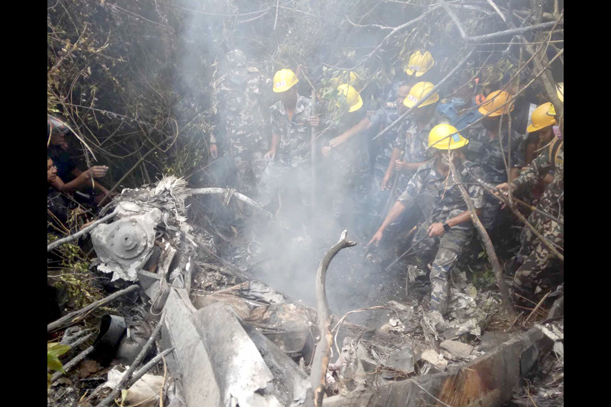 Five killed in Air Dynasty helicopter crash in Nuwakot