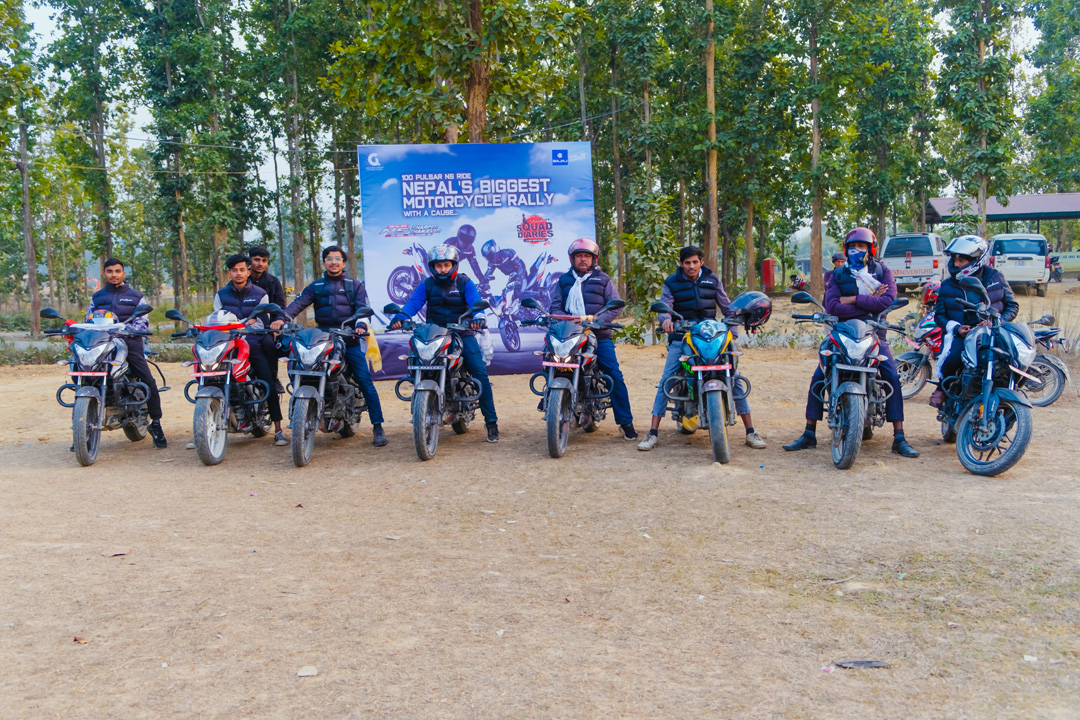 HH Bajaj completes '100 Pulsar NS Ride', Nepal's biggest community ride