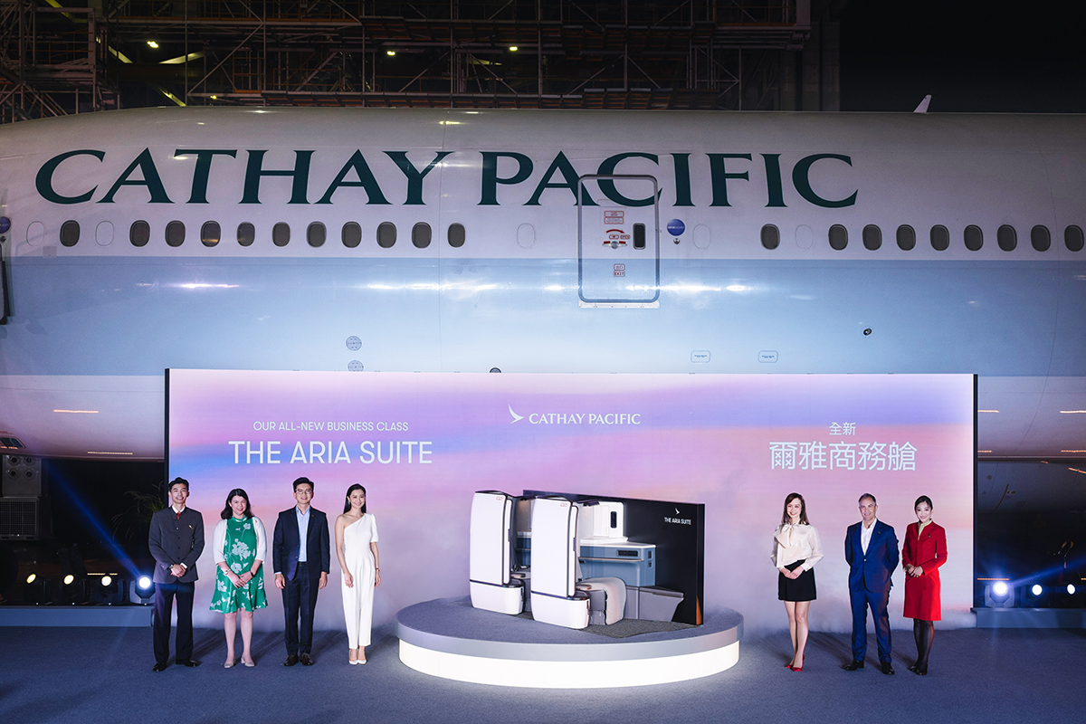 Cathay Pacific unveils Aria Suite in new Business Class