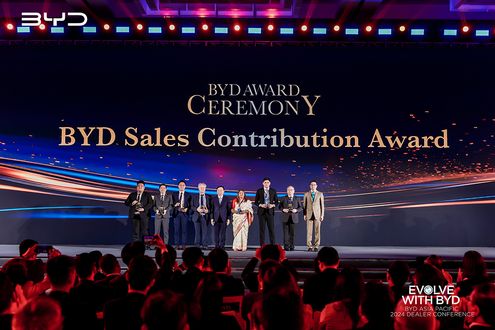 Cimex Inc. Pvt. Ltd. Honored at BYD Asia Pacific 2024 Dealer Conference