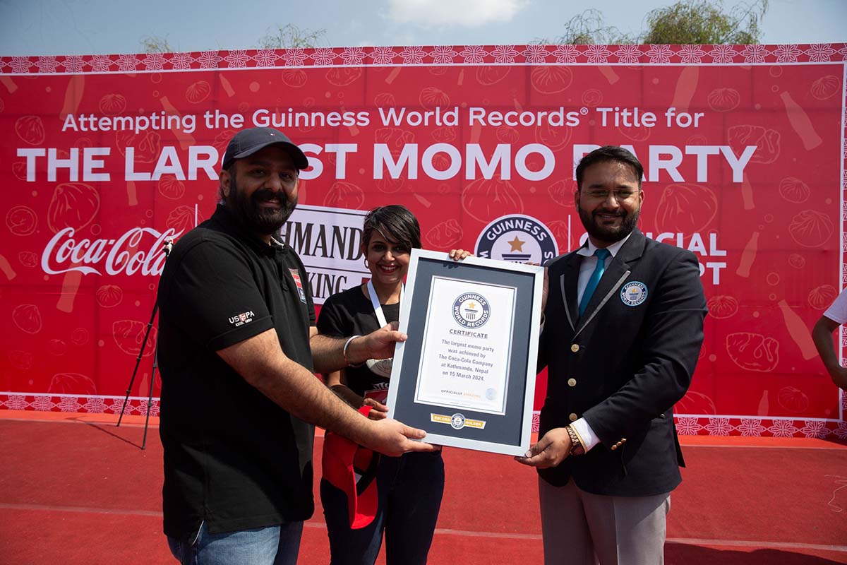 Coca-Cola sets Guinness World Record for 'The Largest Momo Party' in Nepal